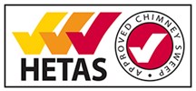 HETAS approved chimney sweep logo