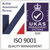 ISO 9001 accreditation logo